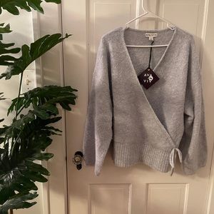 Ava & Viv Gray Women's Sweater